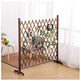 WXQIANG La expansión de la Cerca del jardín Enrejado Valla Valla de divisorias Trellis Estilo móvil y móvil 70/90/120 / 150cm (Size : H120CM)