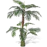 vidaXL Palmera Cycas Artificial con Aspecto Natural 150 cm Decorativo Casa Jardín