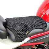 Cekell Cubierta fresca del asiento de la motocicleta de secado rápido del verano, cubierta protectora del asiento de la malla de la motocicleta antideslizante para el sol