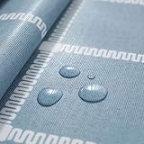 rismart Rústica Más Patrones Impermeable PVC Mantel de Hule Rectangular Prueba de Aceite Mesa Paño,Azul,140_x_200_cm