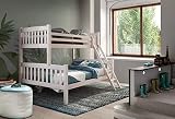 MUEBLESYA.COM-Litera Doble Blanco Decapado - Litera Doble Matrimonio - Litera Triple