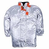 Portwest - Am14 enfoque Chaqueta, L, Plata, 1