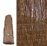 Pal Ferretería Industrial Rollo Brezo Natural Color marrón Oscuro. Rollo Brezo ecológico 1 m Altura por 3 m Longitud (1- Rollo Brezo)