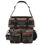 ARAPAIMA FISHING EQUIPMENT Caja de Pesca con compartimientos | Bolsa para Aparejos de Pesca | Maletín de Pesca | Mochila de Pesca - Marrón/Camuflaje