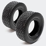 WilTec Set 2X Cubiertas Ruedas Tractor cortacésped 13x5.00-6 Ruedas segadora jardín Accesorios jardinería