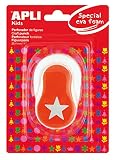 APLI Kids 13298 - Perforadora especial goma EVA figura estrella, 25.4 mm