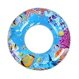 Anillo De La Natación Azul for Niños Bebé Dibujos Animados Chico Chica Flotador Salvavidas 3-6-10 Años Piscinas y Juegos acuáticos (Size : 90)