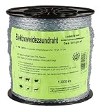Kerbl Original Impuestos litz eléctrico Valla alambre alambre Valla cuerda 1000 m