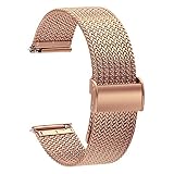 TStrap Correa Reloj - Correa de Acero Inoxidable-Correa de Reloj Inteligente-Correa de Malla para Hombre -16mm 18mm 20mm 22mm