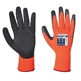 Portwest A140 - Guante Grip térmica, color ORBK, talla Large