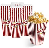 MATANA - 50 Bolsas Grandes de Palomitas para Noches de Cine y Fiestas - 18x10cm