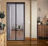 Idefair Puerta magnética para mosquiteras, insectos Mosquito Door Screen Cierre el automática, ideal para la puerta del balcón Sala de estar Bodega Puerta Puerta de patio (120 * 220 cm)