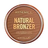 Rimmel London Natural Bronzer, Bronceador, Tono 3 Sunset - 14 g