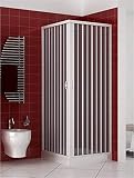 Cabina de ducha 70 x 90 de PVC Mod. Acuario con apertura central