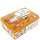 Laroom 13577 - Caja metálica la caja de recuerdos, color naranja