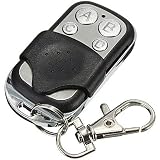 Retoo Mando a distancia universal moderno con 3 funciones, 4 canales, frecuencia 433,92 MHz, duplicador de puerta de garaje, mando a distancia universal para apertura automática de la puerta