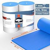 SEGURCARS XXL Protector pared y columnas de garaje, parking protege las puertas del coche paragolpes parachoques 3 colores (AZUL)