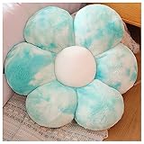 Cojines en forma de flor de arco iris para niños, almohada de felpa, almohadas de felpa indie modernas almohadas estéticas funky lindas y modernas almohadas gigantes para el suelo del aula