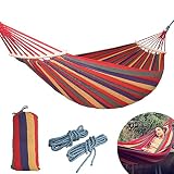 ThreeH Extra Grande Hamaca Tela Lona Hamaca para Acampar con árbol Colgando suspendido Cama Interior al Aire Libre