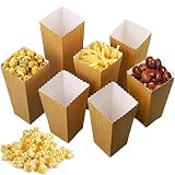30 Pièces 9x6.3x13.6cm, Cajas Para Palomitas, Bolsas Palomitas MaíZ, Cajas Palomitas MaíZ, Material De Papel Kraft, para Fiestas, Cumpleaños, Bodas, Regalos, Películas, Dulces