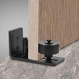 Lospitch Guía de suelo, sistema de puerta corredera, 8 en 1, ajustable, para puerta corredera, puerta de granero, puerta de cristal, puerta de madera, puerta de armario