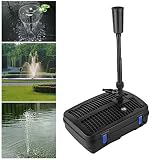 Forever Speed - Bomba para Estanque 4 en 1 con Filtro, 11 W, clarificador UV, 2500 l/h, con Cable de alimentación de 10 m para diseño de Fuentes de jardín