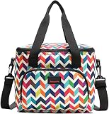 Nevera portátil de 10 l, bolsa para el almuerzo, bolsa para guardar comida, multifuncional, pequeña bolsa de picnic, bolsa de playa, bolsa térmica de abertura completa
