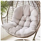 SXJXJXR Columpio Colgante Cesta Cojín De Asiento Mimbre Ratán Colgante Huevo Almohadillas para Silla para Patio Balcón Silla Colgante Cojines Columpios Al Aire Libre
