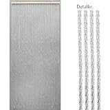 SATURNIA 1191410 Cortina Puerta 90 Tiras PVC 90x200 cm, Multicolor