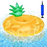 Flotador Bebé, Anillo de Natación, Asientos de Natación para Bebés, Flotador Inflable para Bebé, Flotador Piña Inflable De Piscina para Bebés, Anillo de Natación Asiento para Niños de 6 a 48 Meses