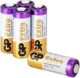 GP - Pilas alcalinas extra 23A (A23/MN21/V23GA) 5 unidades, 12 V (12 V) para emisor manual, transmisor, mando a distancia, tecnología de seguridad