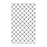 Vaessen Creative Mini Carpeta de Embossing, Celosía Floral, para Agregar Textura y Dimensión a Páginas de Scrapbook, Tarjetas y Otras Manualidades de Papel, 7,6 x 12,7 cm