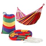 BRAMBLE Hamaca Portátil con Bolsa de Transporte - 270x150cm (150 kg), 1 Persona | Transpirable y Resistente