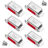 Iman Puerta Fuerte Jiayi 6 Pcs Tarea Pesada Cierre Magnetico Puerta Pestillo Puerta Corredera Iman Armario Magnético Pestillo de Cocina Mueble Cierre Cajones Alacena Clausura Cerradura Magnetica
