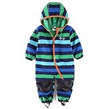 umkaumka Buzo para Niño y Niña Ropa de Invierno Cortavientos Impermeable con Capucha Mono de Nieve con Softshell y Forro de Borreguito para Bebés de 2-3 Años (98)