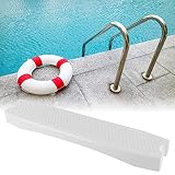 Atyhao Peldaños de Escalera para Piscina, Accesorio de Repuesto de Pedal de Escalera de plástico Blanco Antideslizante para Piscina de SPA de Aguas Termales