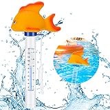Emooqi Flotante Piscina Termómetro, Temperatura del Agua Termómetros Termómetro De Dibujos Animados para Todo Uso En Interiores y Exteriores Piscinas, Spas, Jacuzzis, Acuarios y Peces Estanques