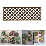 JHHL Valla Valla de Madera Decoración del jardín Rejilla Patio barandilla Planta trepadora celosía de Madera (Color : 45x120cm)
