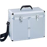 Fripac-Medis F-1171 Maletín de Herramientas de Aluminio con Puertas Plegables, Plateado