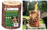 Moritz Antorcha sueca con citronela, incluye mecha de encendido, antorcha de jardín, antorcha de madera, antorcha de fiesta, 1,5 – 2 horas de combustión, 25 cm de alto