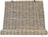 Estores de Bambú Cortina de Madera Natural | Persiana Enrollable para Ventanas (Bambú Beige, 150_x_200_cm)