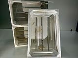 Lote DE 3 Cajas DE Madera Blanco Vintage Tipo Fruta