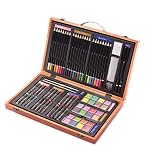 Darice- Caja de Madera con Set artístico Profesional, Multicolor, 80 Unidad (Paquete de 1) (1103-08)