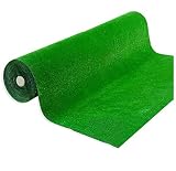 emmevi - Césped sintético 2 x 3 metros, grosor 7 mm, 4 piquetas de acero incluidas, 100 % fabricado en Italia, césped artificial para jardín exterior e interior