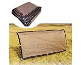 Malla Sombreo Marron Jardin,Red de Sombreado,Tasa de sombreado 80%,Lona de Protección Planta y Flores,2x5m 3x4m 4x4m 5x5m 6x8m 7x9m 8x10m 10x10m