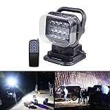 LITTOU KOLOME LED Trabajo Lámpara Delantero Foco de Control Remotol con Magnética de Base . – CREE Chip Impermeable 360 grados 50 W DC12 V Para Coche Offroad Caza Barco Garden