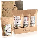 CAJA CAFE MOLIDO ECOLOGICO | Caja café degustación, 4x250g, Torrefactado Artesanal | Café ecológico molido Arábica | Café Regalo