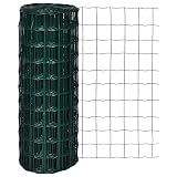 vidaXL Euro-Valla 10 x 1,0 m Malla 100x100mm Malla Cerca Valla Acero Alambre
