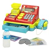 ColorBaby - Caja registradora con luz, sonido y calculadora my market (46589)