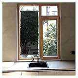 Estor Enrollable Cocina/Puertas Corredizas De Vidrio Espejo Unidireccional Ventana Persianas Enrollables con Ventosas, Ancho Cortina Reflectante De Protección De Privacidad Diurna Interior